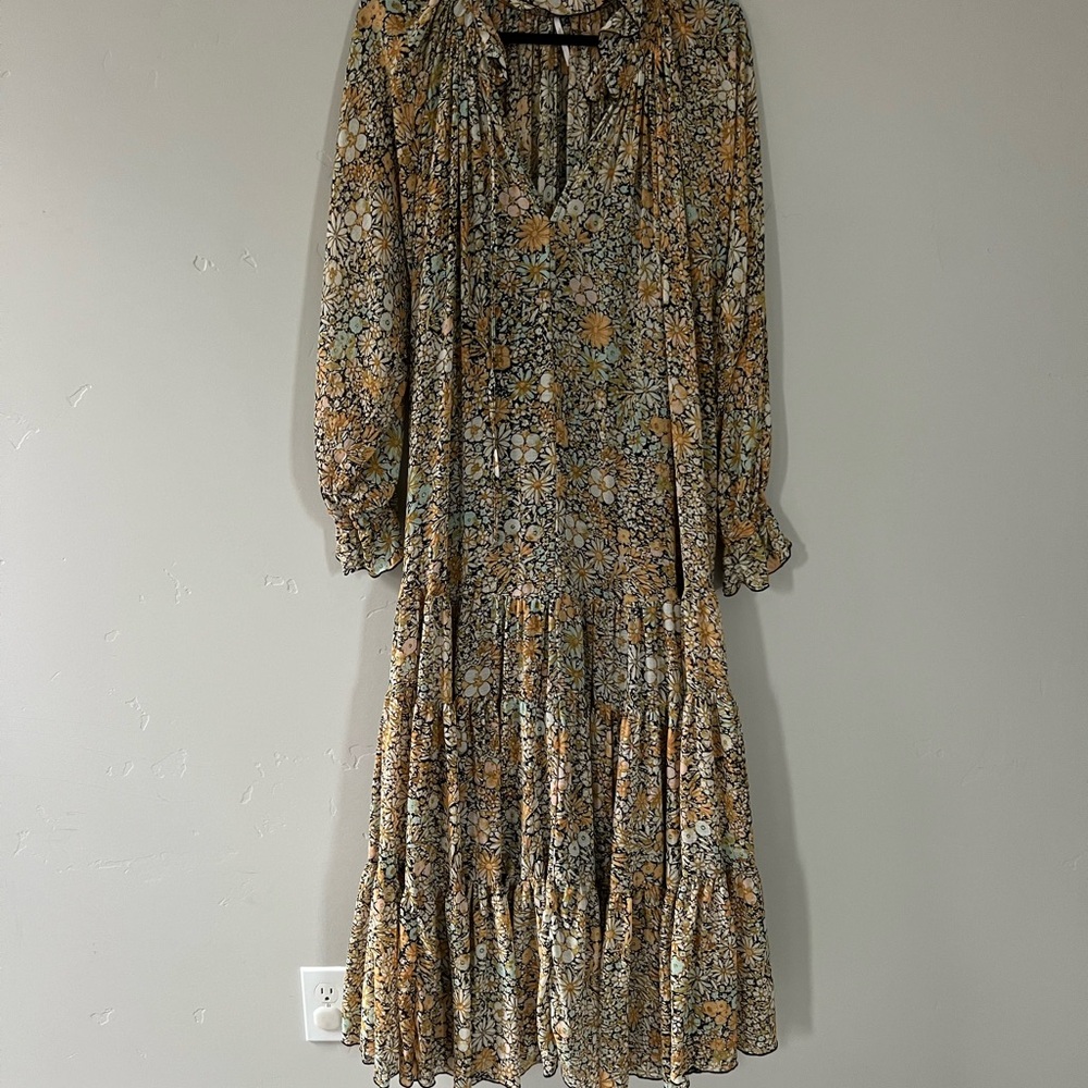 Free People Bohemian Floral Maxi Dress – Size Large